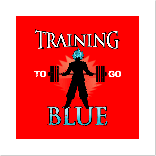 Anime Manga Warrior Gym Workout Training Meme Wall Art by BoggsNicolas